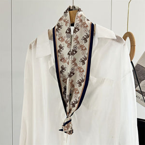 MaraSilk Pure Mulberry Silk Scarf - Ribbon Satin MS715