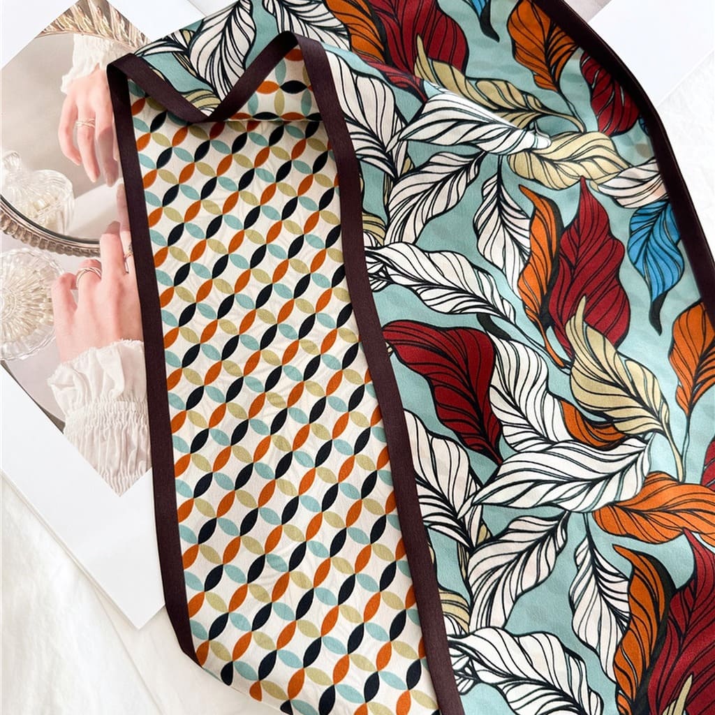 MaraSilk Pure Mulberry Silk Scarf - Ribbon Satin MS717