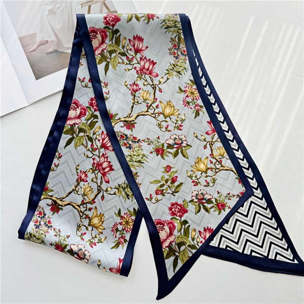 MaraSilk Pure Mulberry Silk Scarf - Ribbon Satin MS718