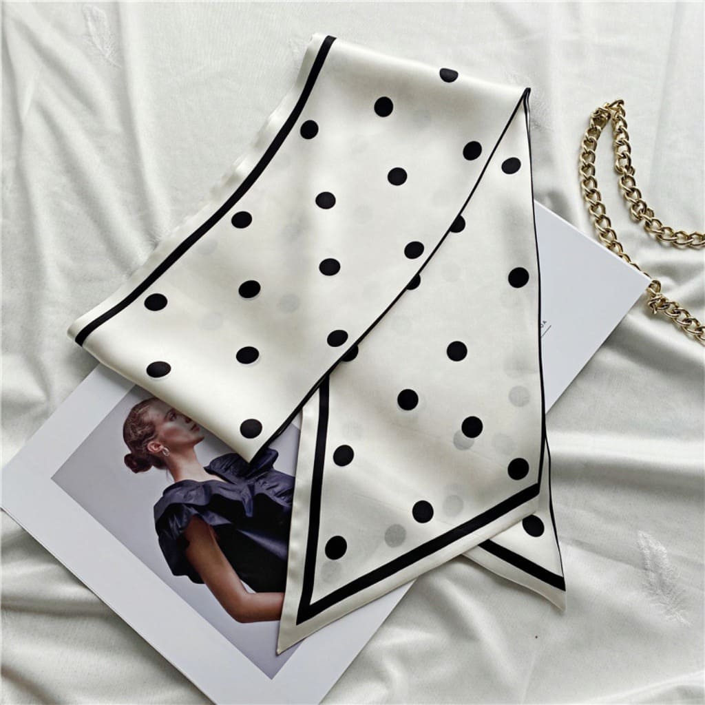 MaraSilk Pure Mulberry Silk Scarf - Ribbon Satin MS719