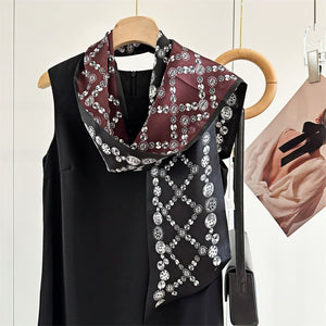 MaraSilk Pure Mulberry Silk Scarf - Ribbon Satin MS720