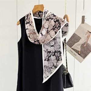 MaraSilk Pure Mulberry Silk Scarf - Ribbon Satin MS721