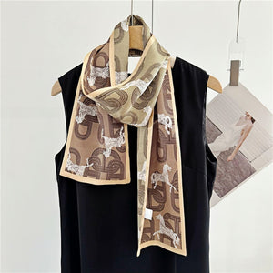 MaraSilk Pure Mulberry Silk Scarf - Ribbon Satin MS722 59" x 6" MS72201