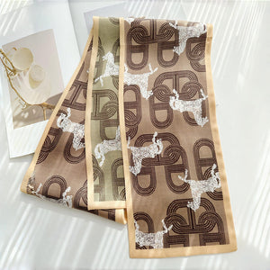 MaraSilk Pure Mulberry Silk Scarf - Ribbon Satin MS722