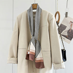 MaraSilk Pure Mulberry Silk Scarf - Ribbon Satin MS723