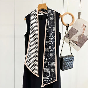 MaraSilk Pure Mulberry Silk Scarf - Ribbon Satin MS724