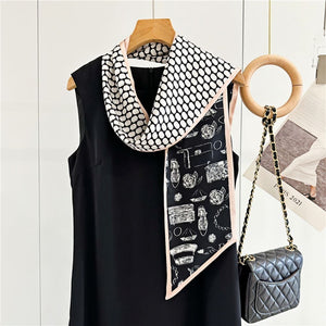 MaraSilk Pure Mulberry Silk Scarf - Ribbon Satin MS724