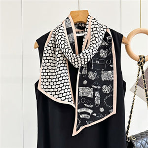 MaraSilk Pure Mulberry Silk Scarf - Ribbon Satin MS724 59" x 6" MS72401