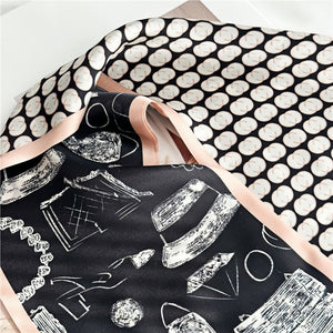 MaraSilk Pure Mulberry Silk Scarf - Ribbon Satin MS724