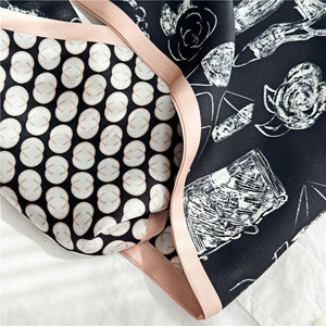 MaraSilk Pure Mulberry Silk Scarf - Ribbon Satin MS724