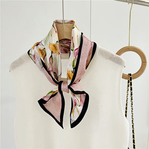 MaraSilk Pure Mulberry Silk Scarf - Ribbon Satin MS726
