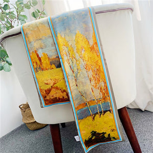 MaraSilk Pure Mulberry Silk Scarf - Ribbon Satin MS727