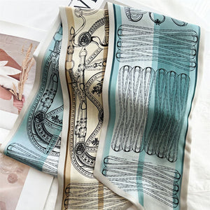 MaraSilk Pure Mulberry Silk Scarf - Ribbon Satin MS728