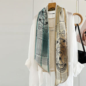 MaraSilk Pure Mulberry Silk Scarf - Ribbon Satin MS728