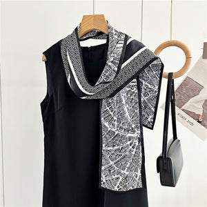 MaraSilk Pure Mulberry Silk Scarf - Ribbon Satin MS731