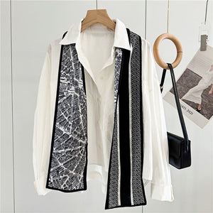 MaraSilk Pure Mulberry Silk Scarf - Ribbon Satin MS731