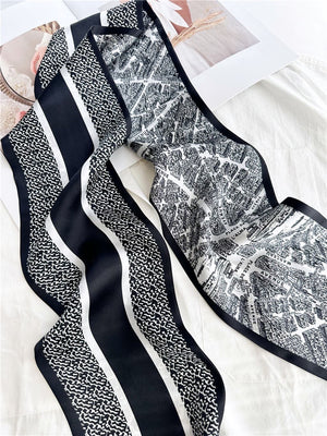 MaraSilk Pure Mulberry Silk Scarf - Ribbon Satin MS731