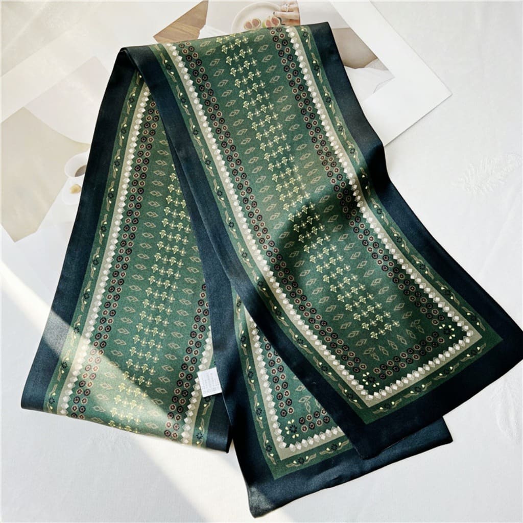 MaraSilk Pure Mulberry Silk Scarf - Ribbon Satin MS732