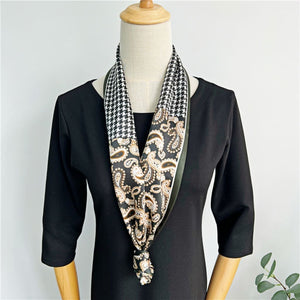 MaraSilk Pure Mulberry Silk Scarf - Ribbon Satin MS733