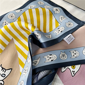 MaraSilk Pure Mulberry Silk Scarf - Ribbon Satin MS734