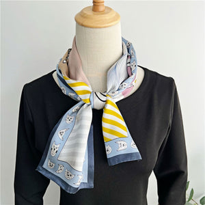 MaraSilk Pure Mulberry Silk Scarf - Ribbon Satin MS734 59" x 6" MS73401