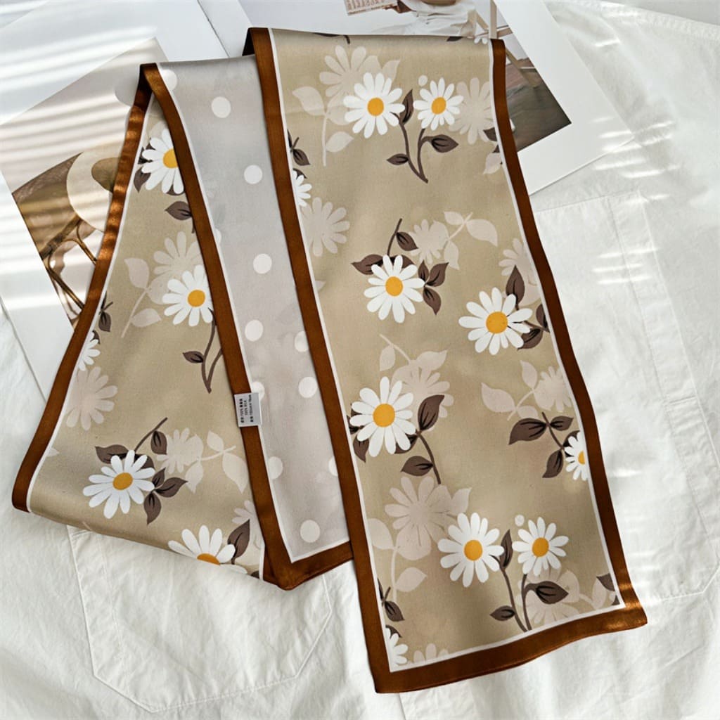 MaraSilk Pure Mulberry Silk Scarf - Ribbon Satin MS737