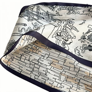 MaraSilk Pure Mulberry Silk Scarf - Ribbon Satin MS738