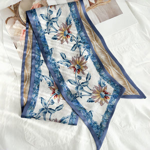 MaraSilk Pure Mulberry Silk Scarf - Ribbon Satin MS739