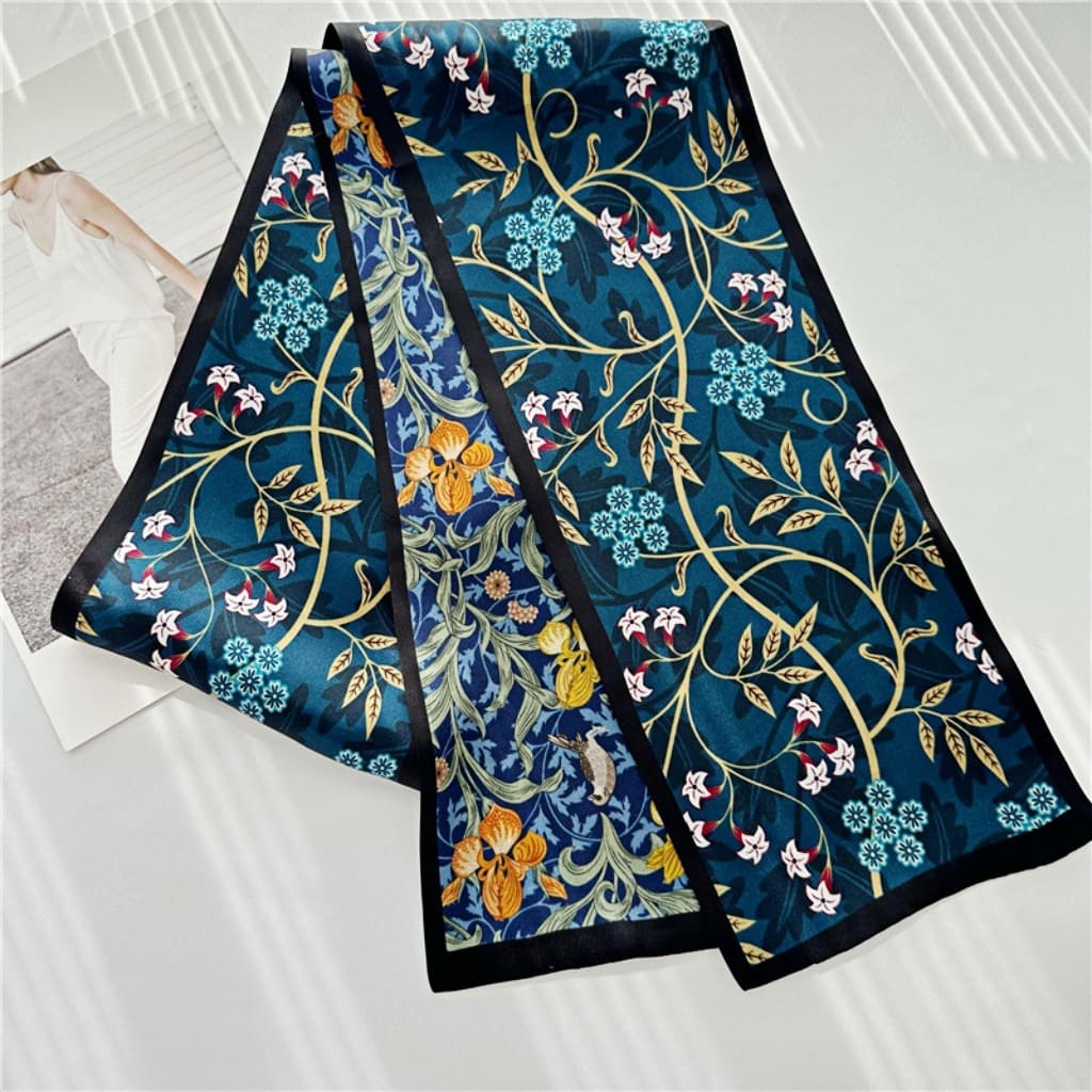 MaraSilk Pure Mulberry Silk Scarf - Ribbon Satin MS740