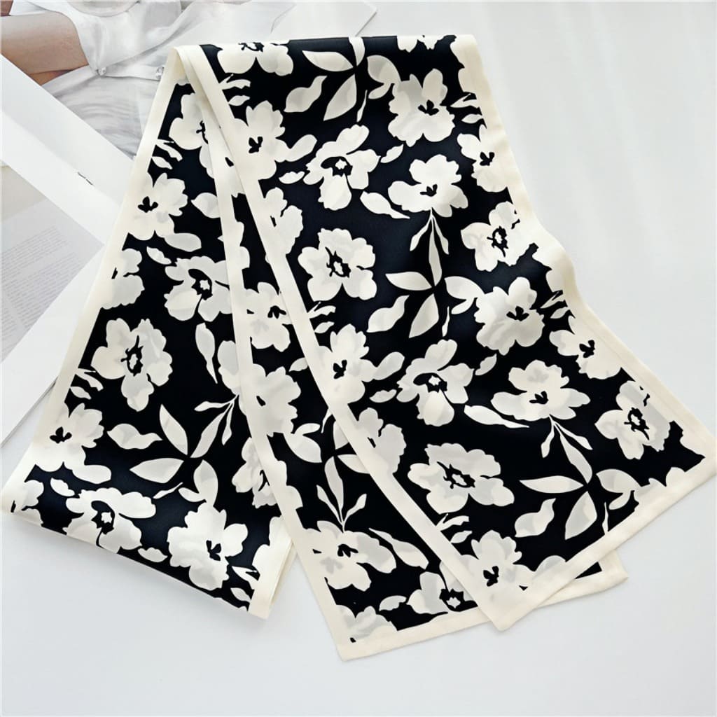 MaraSilk Pure Mulberry Silk Scarf - Ribbon Satin MS741