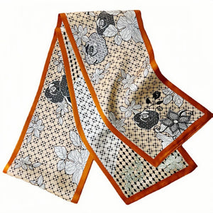 MaraSilk Pure Mulberry Silk Scarf - Ribbon Satin MS742