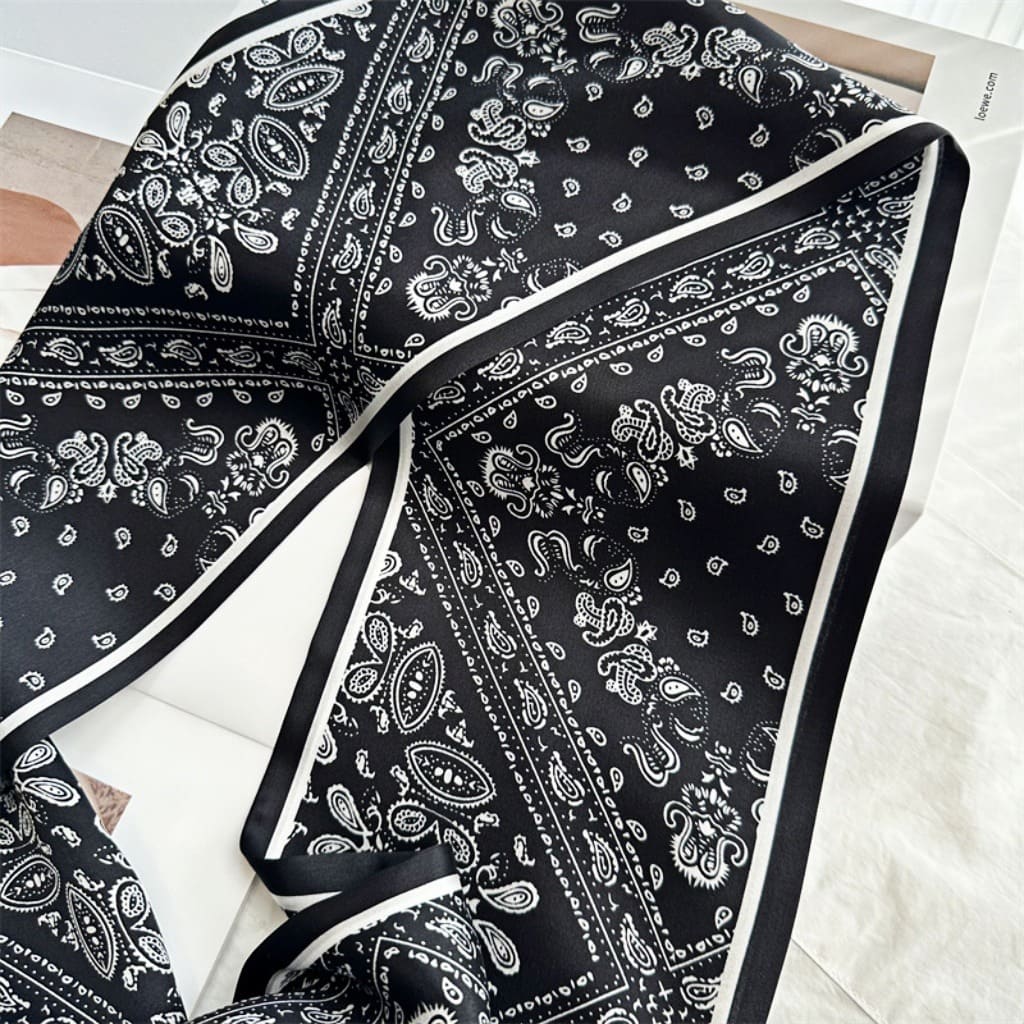 MaraSilk Pure Mulberry Silk Scarf - Ribbon Satin MS747