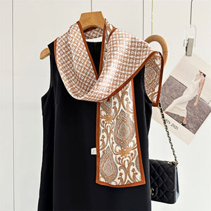 MaraSilk Pure Mulberry Silk Scarf - Ribbon Satin MS748 59" x 6" MS74801