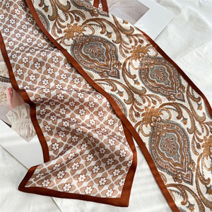 MaraSilk Pure Mulberry Silk Scarf - Ribbon Satin MS748