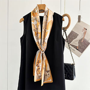 MaraSilk Pure Mulberry Silk Scarf - Ribbon Satin MS751