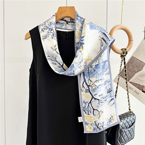 MaraSilk Pure Mulberry Silk Scarf - Ribbon Satin MS752