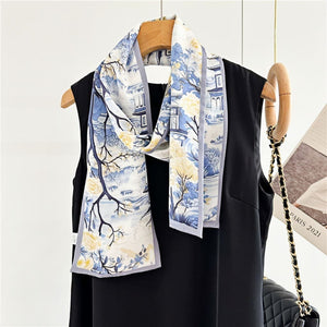 MaraSilk Pure Mulberry Silk Scarf - Ribbon Satin MS752 59" x 6" MS75201