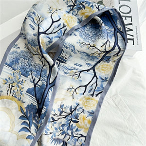 MaraSilk Pure Mulberry Silk Scarf - Ribbon Satin MS752