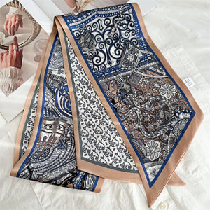 MaraSilk Pure Mulberry Silk Scarf - Ribbon Satin MS755