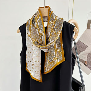 MaraSilk Pure Mulberry Silk Scarf - Ribbon Satin MS756 59" x 6" MS75601