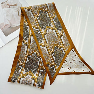 MaraSilk Pure Mulberry Silk Scarf - Ribbon Satin MS756