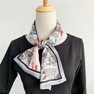 MaraSilk Pure Mulberry Silk Scarf - Ribbon Satin MS757