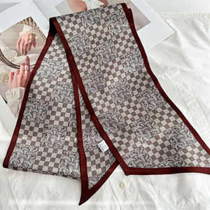 MaraSilk Pure Mulberry Silk Scarf - Ribbon Satin MS760