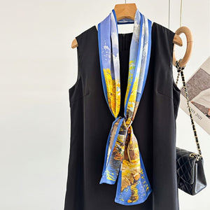 MaraSilk Pure Mulberry Silk Scarf - Ribbon Satin MS761