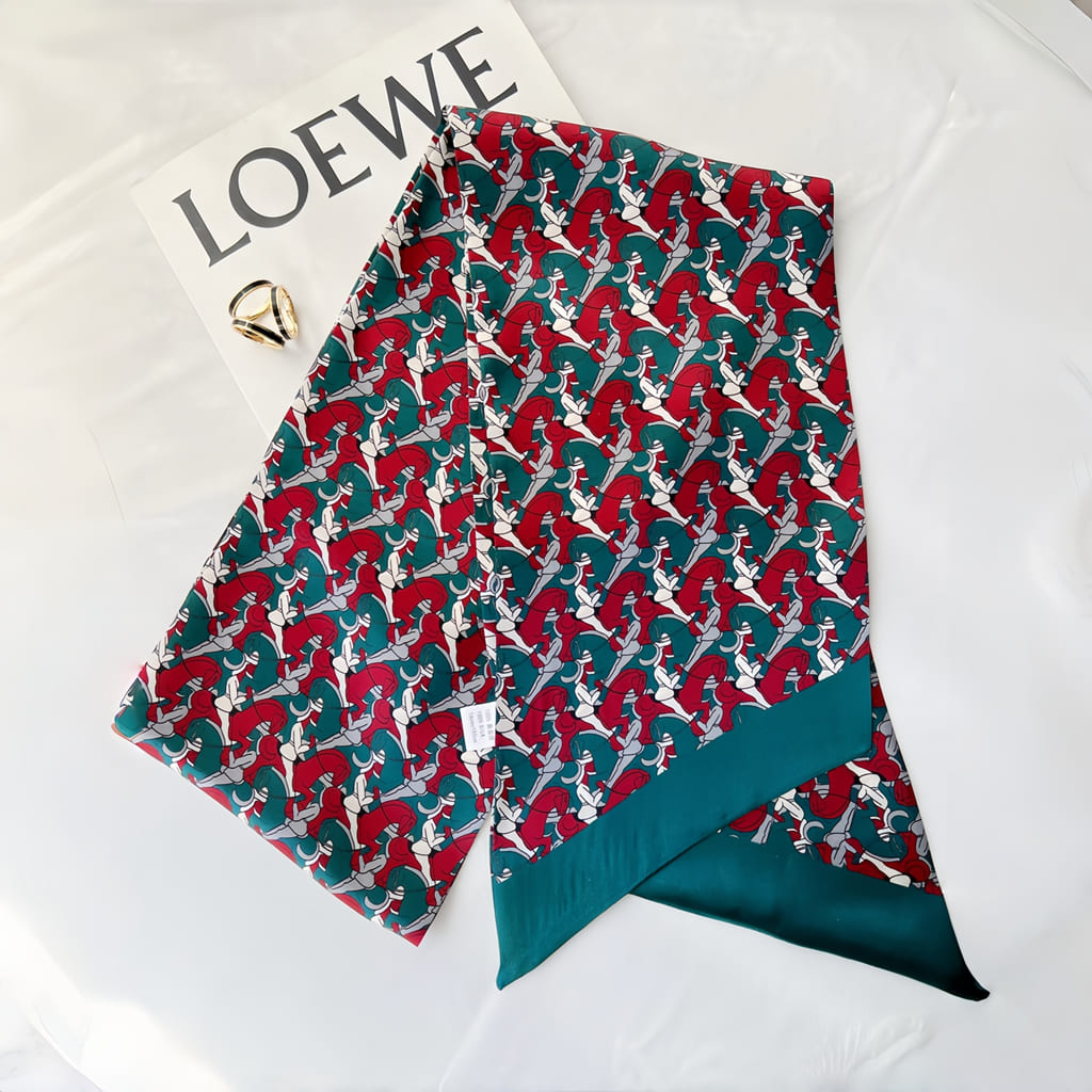 MaraSilk Pure Mulberry Silk Scarf - Ribbon Satin MS765