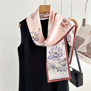 MaraSilk Pure Mulberry Silk Scarf - Ribbon Satin MS767