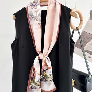 MaraSilk Pure Mulberry Silk Scarf - Ribbon Satin MS767