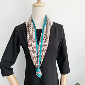 MaraSilk Pure Mulberry Silk Scarf - Ribbon Satin MS772