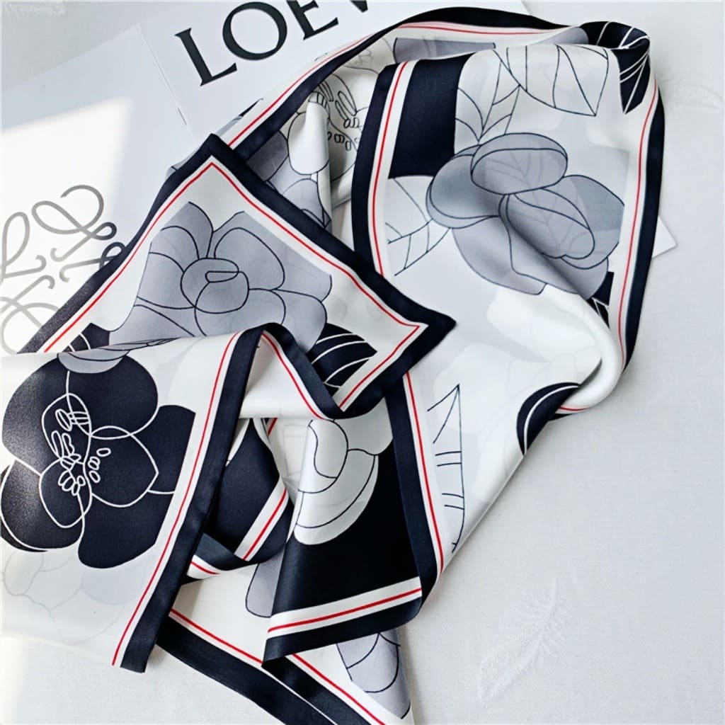 MaraSilk Pure Mulberry Silk Scarf - Ribbon Satin MS773