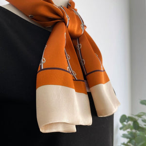 MaraSilk Pure Mulberry Silk Scarf - Ribbon Satin MS774